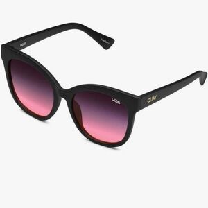 QUAY-RARE-Black and Pink Gradient Sunnies